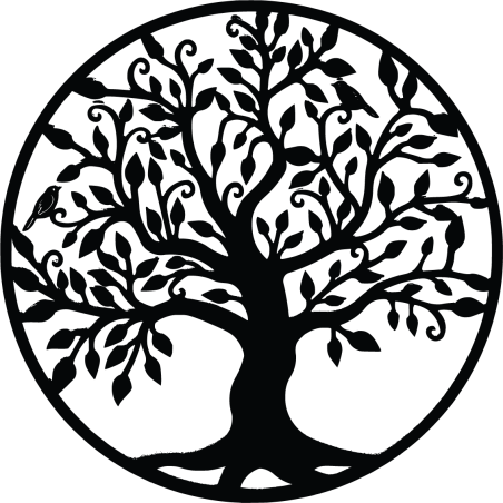 Holzwandbild - Lebensbaum symbolisiert Wachstum Holzwandbild - Lebensbaum symbolisiert Wachstum