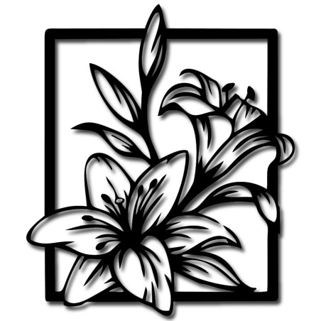 Lilien – taktile Symbolik von Frieden und Schönheit für Blinde an der Wand Lilien – taktile Symbolik von Frieden und Schönheit für Blinde an der Wand