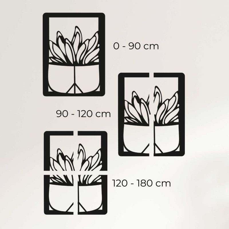 Geschnitzte Holzplatte mit Kaktusmotiv passend für die Küche