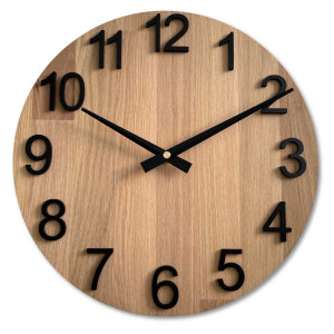 Wanduhr aus Holz – praktische Dekoration mit Stil 2