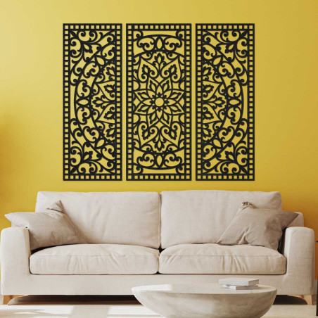 Das dreiteilige Design kombiniert traditionelle Muster mit moderner Präzision. Das dreiteilige Design kombiniert traditionelle Muster mit moderner Präzision.