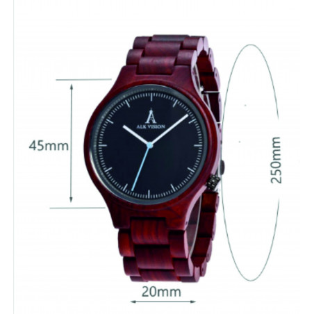 READER Armbanduhr aus Holz. Meine Damen und Herren.