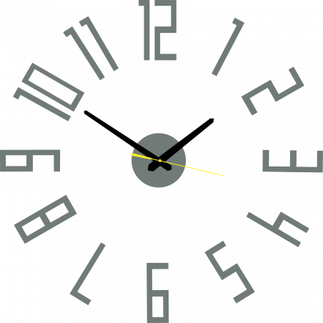 Moderne Wanduhr aus Kunststoff. Eigene Produktion, X-momo Moderne Wanduhr aus Kunststoff. Eigene Produktion, X-momo