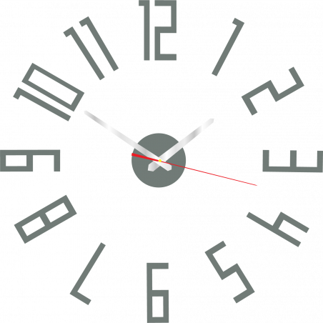 Moderne Wanduhr aus Kunststoff. Eigene Produktion, X-momo Moderne Wanduhr aus Kunststoff. Eigene Produktion, X-momo