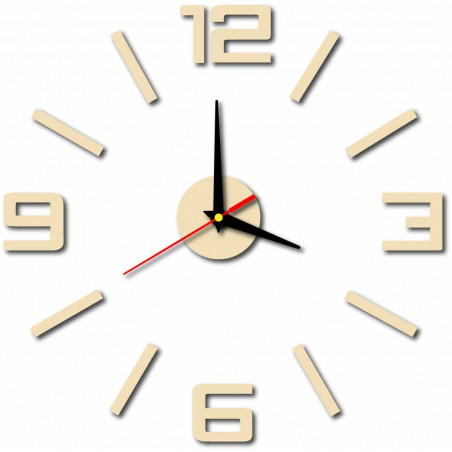 Moderne Wanduhr aus Kunststoff. Eigene Produktion, X-momo Moderne Wanduhr aus Kunststoff. Eigene Produktion, X-momo