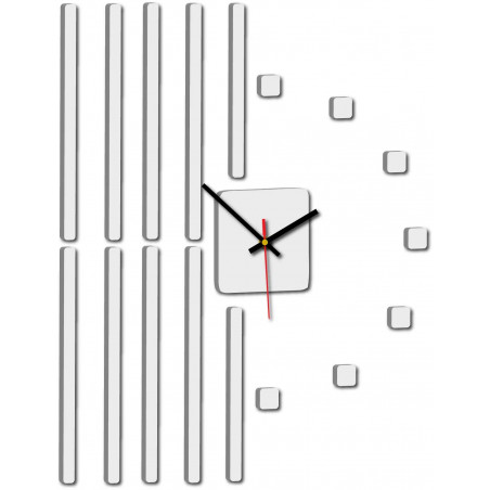 Moderne Uhr an einer Wand aus Kunststoff. Eigene Produktion, X-momon Bild an der Wand in der Küche, Wohnzimmer. X-momo Moderne Uhr an einer Wand aus Kunststoff. Eigene Produktion, X-momon Bild an der Wand in der Küche, Wohnzimmer. X-momo