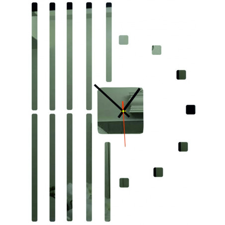 Moderne Uhr an einer Wand aus Kunststoff. Eigene Produktion, X-momon Bild an der Wand in der Küche, Wohnzimmer. X-momo Moderne Uhr an einer Wand aus Kunststoff. Eigene Produktion, X-momon Bild an der Wand in der Küche, Wohnzimmer. X-momo