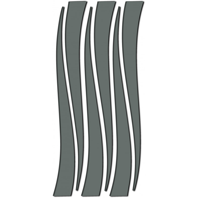 Dekorativer Spiegel. Spiegel Aufkleber an der Wand wie ein Bild oder Dekoration, 3D-Acryl-Aufkleber