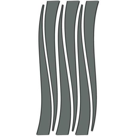 Dekorativer Spiegel. Spiegel Aufkleber an der Wand wie ein Bild oder Dekoration, 3D-Acryl-Aufkleber