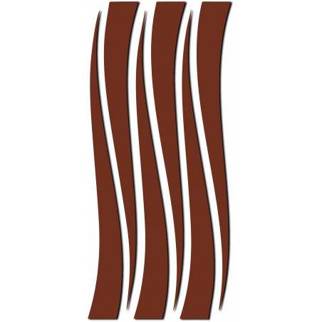 Dekorativer Spiegel. Spiegel Aufkleber an der Wand wie ein Bild oder Dekoration, 3D-Acryl-Aufkleber