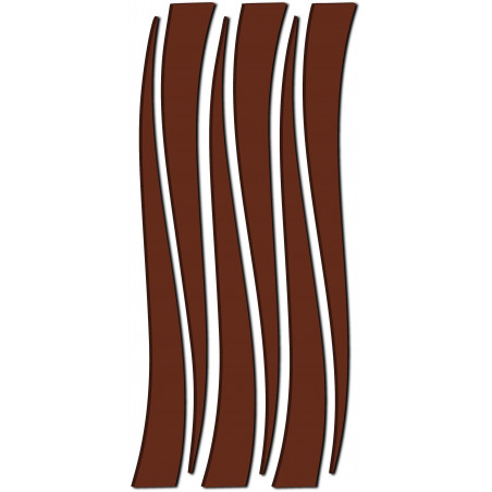 Dekorativer Spiegel. Spiegel Aufkleber an der Wand wie ein Bild oder Dekoration, 3D-Acryl-Aufkleber