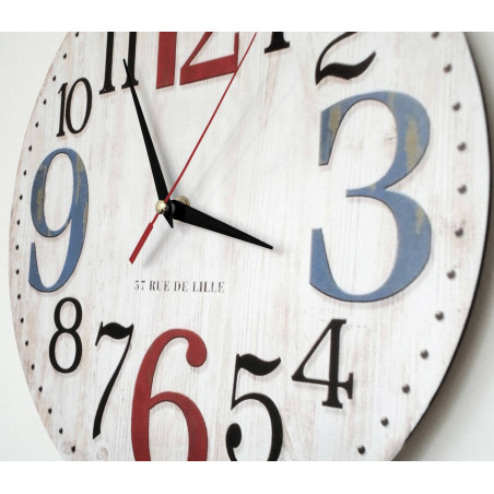 Holzuhr Bild ROSE . Fi 34 cm Holzuhr Bild ROSE . Fi 34 cm