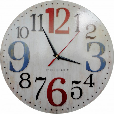 Holzuhr Bild ROSE . Fi 34 cm Holzuhr Bild ROSE . Fi 34 cm