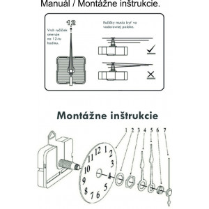 Moderne Wanduhr zum Aufkleben mit römischen Ziffern, verspiegelt. 2