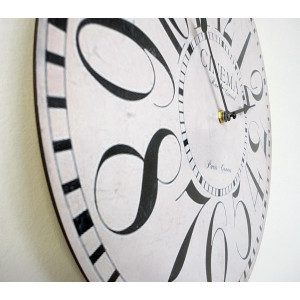 Uhr aus Holz Kino MDF . Fi 34 cm