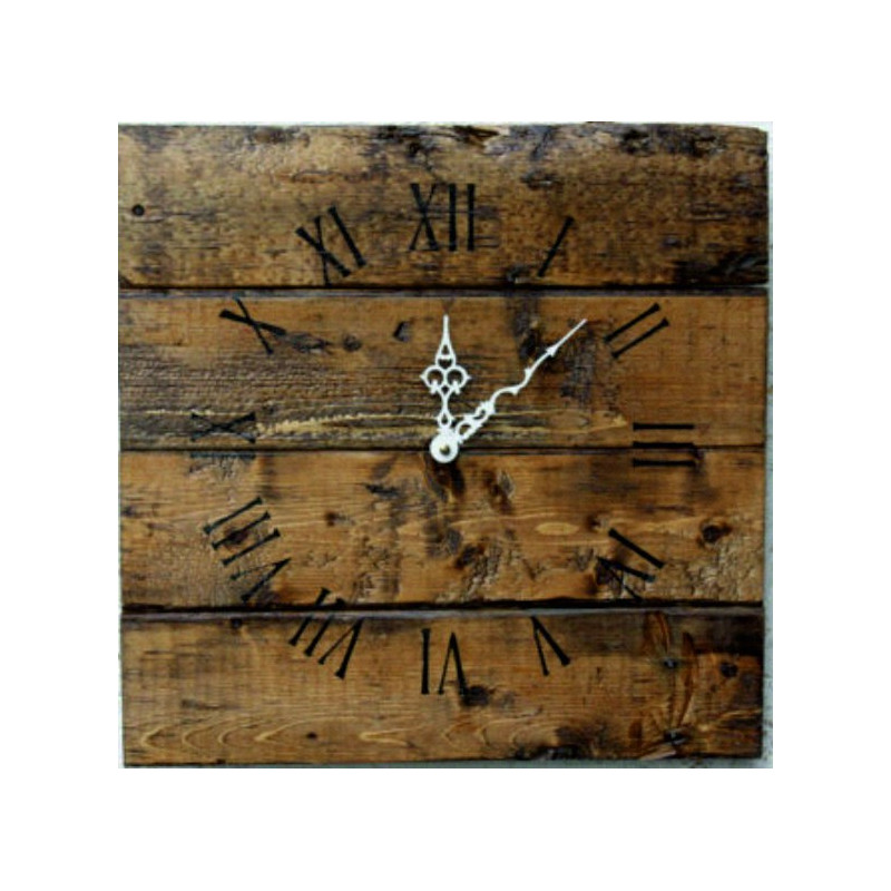 Hüttenuhr aus Holz. BABKA.