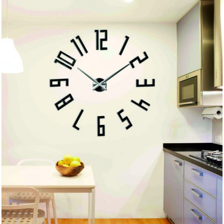 Klebe Wanduhr, Luxus Wanduhr, Plastikuhr Klebe Wanduhr, Luxus Wanduhr, Plastikuhr