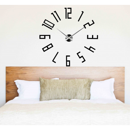 Klebe Wanduhr, Luxus Wanduhr, Plastikuhr Klebe Wanduhr, Luxus Wanduhr, Plastikuhr