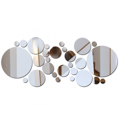 Dekorative Spiegel. Spiegel Wandaufkleber, als Bild oder Dekoration, 3d Acryl Aufkleber