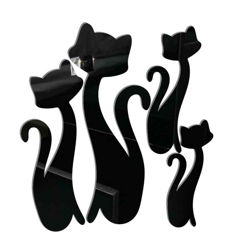 Dekorativer Spiegel. Spiegel Aufkleber an der Wand wie ein Bild oder Dekoration, 3D-Acryl-Aufkleber