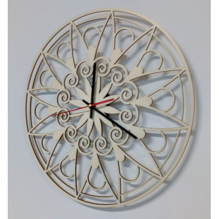 Moderne Wanduhr, Wanduhr als Geschenk, 3D Uhr Mandala. Moderne Wanduhr, Wanduhr als Geschenk, 3D Uhr Mandala.