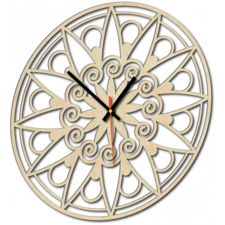 Moderne Wanduhr, Wanduhr als Geschenk, 3D Uhr Mandala. Moderne Wanduhr, Wanduhr als Geschenk, 3D Uhr Mandala.