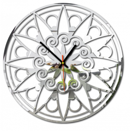Moderne Wanduhr, Wanduhr als Geschenk, 3D Uhr Mandala. Moderne Wanduhr, Wanduhr als Geschenk, 3D Uhr Mandala.