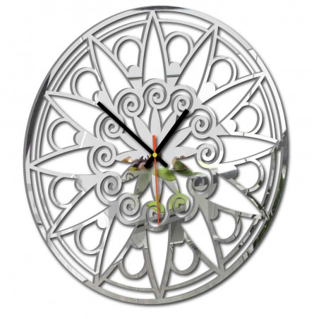 Moderne Wanduhr, Wanduhr als Geschenk, 3D Uhr Mandala. Moderne Wanduhr, Wanduhr als Geschenk, 3D Uhr Mandala.