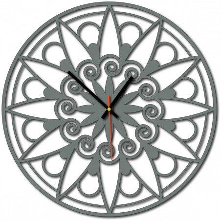 Moderne Wanduhr, Wanduhr als Geschenk, 3D Uhr Mandala. Moderne Wanduhr, Wanduhr als Geschenk, 3D Uhr Mandala.