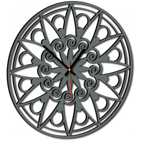 Moderne Wanduhr, Wanduhr als Geschenk, 3D Uhr Mandala. Moderne Wanduhr, Wanduhr als Geschenk, 3D Uhr Mandala.