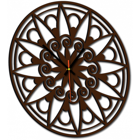 Moderne Wanduhr, Wanduhr als Geschenk, 3D Uhr Mandala. Moderne Wanduhr, Wanduhr als Geschenk, 3D Uhr Mandala.