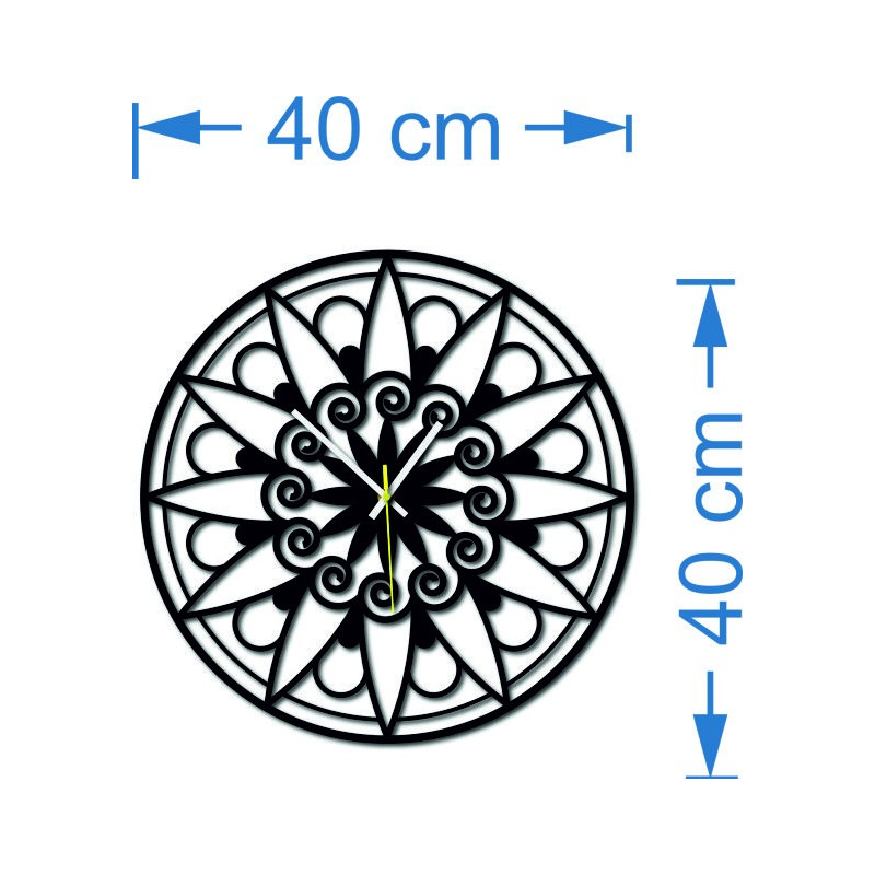 Vintage Wanduhr, Vintage Küchenuhr als Geschenk, 3D Wanduhr