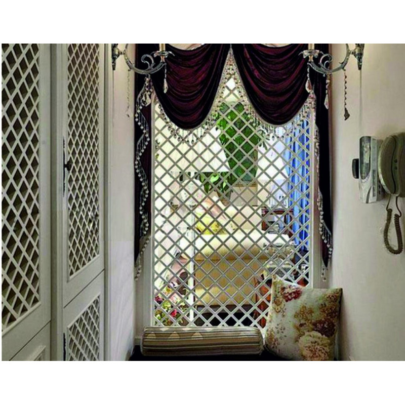 Dekorative Spiegel. Spiegelaufkleber für die Wand, als Bild oder Dekoration, 3D Acrylaufkleber