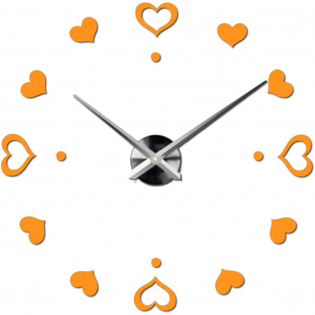 Wanduhr zum Aufkleben, Luxusuhr auf Stent, Uhr aus Kunststoff Wanduhr zum Aufkleben, Luxusuhr auf Stent, Uhr aus Kunststoff