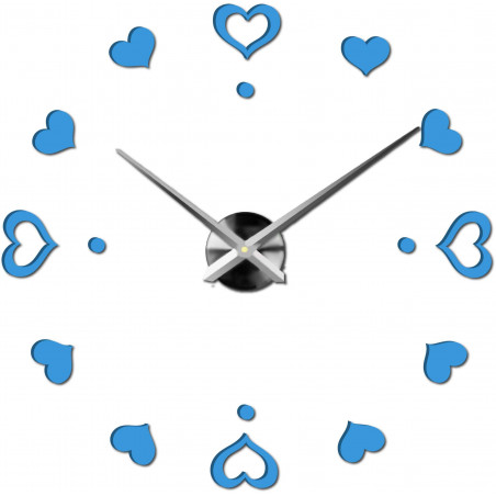 Wanduhr zum Aufkleben, Luxusuhr auf Stent, Uhr aus Kunststoff Wanduhr zum Aufkleben, Luxusuhr auf Stent, Uhr aus Kunststoff