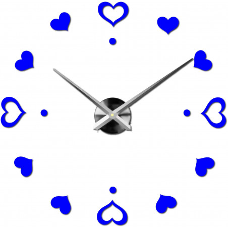 Wanduhr zum Aufkleben, Luxusuhr auf Stent, Uhr aus Kunststoff Wanduhr zum Aufkleben, Luxusuhr auf Stent, Uhr aus Kunststoff