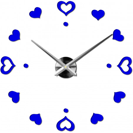 Wanduhr zum Aufkleben, Luxusuhr auf Stent, Uhr aus Kunststoff Wanduhr zum Aufkleben, Luxusuhr auf Stent, Uhr aus Kunststoff