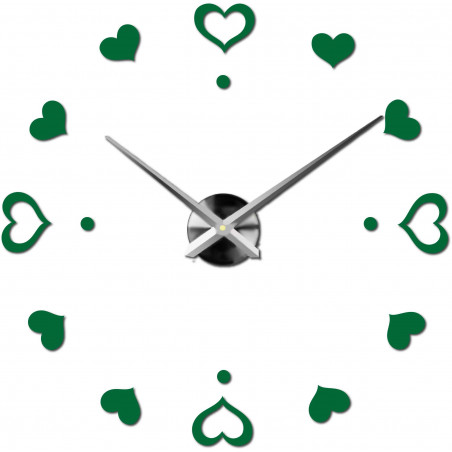 Wanduhr zum Aufkleben, Luxusuhr auf Stent, Uhr aus Kunststoff Wanduhr zum Aufkleben, Luxusuhr auf Stent, Uhr aus Kunststoff