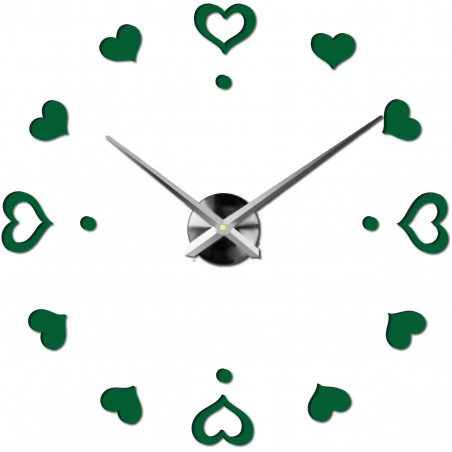 Wanduhr zum Aufkleben, Luxusuhr auf Stent, Uhr aus Kunststoff Wanduhr zum Aufkleben, Luxusuhr auf Stent, Uhr aus Kunststoff