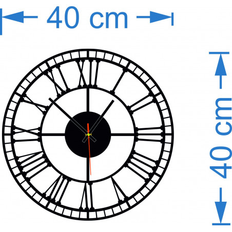 Abmessungen der hölzernen Wanduhr,Vintage-Wanduhr,Retro-Dekoration
