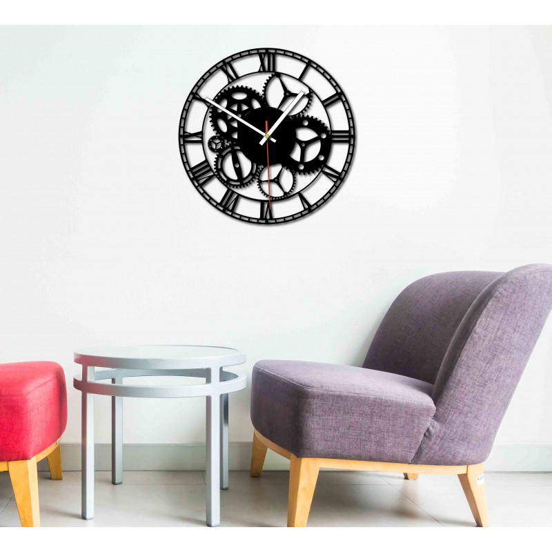 Design-Wanduhr für Wohnzimmer, Küche, Kinderzimmer. Wanduhr als Geschenk.
