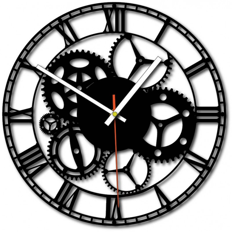 Design-Wanduhr für Wohnzimmer, Küche, Kinderzimmer. Wanduhr als Geschenk.