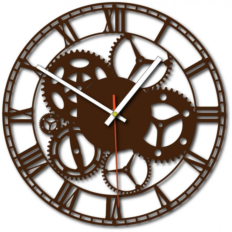 Design-Wanduhr für Wohnzimmer, Küche, Kinderzimmer. Wanduhr als Geschenk.