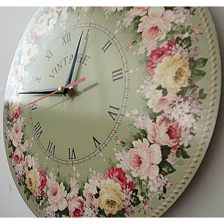 Moderne Wanduhr, Wanduhr aus Holz, Sperrholz