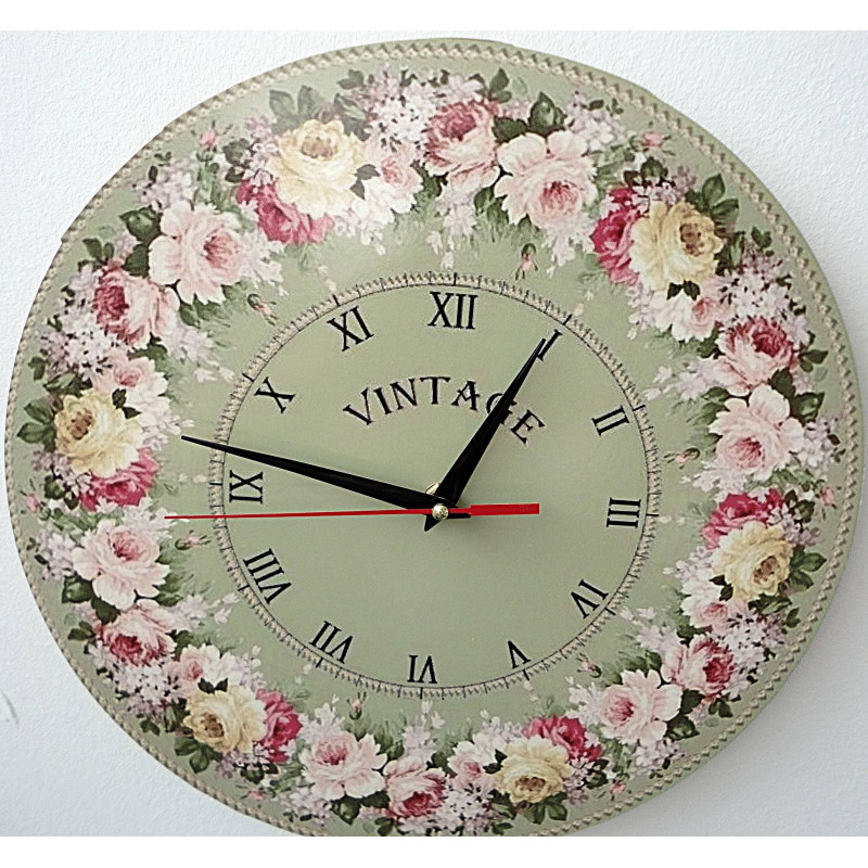 Moderne Wanduhr, Wanduhr aus Holz, Sperrholz