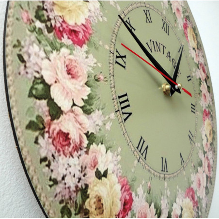 Moderne Wanduhr, Wanduhr aus Holz, Sperrholz