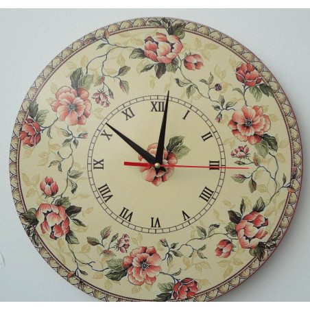 Moderne Wanduhr, Wanduhr aus Holz, Sperrholz