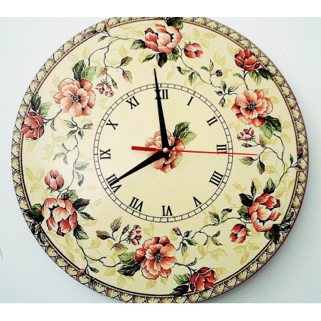 Moderne Wanduhr, Wanduhr aus Holz, Sperrholz