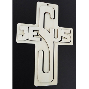 Holzdekoration - Jesus, Größe-260x187 mm 2