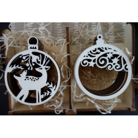 Ornamentmaße, Weihnachtsschmuck, Holzaccessoires, Holz- und Kunststoffornamente